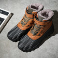 Men's lace-up winter duck boots