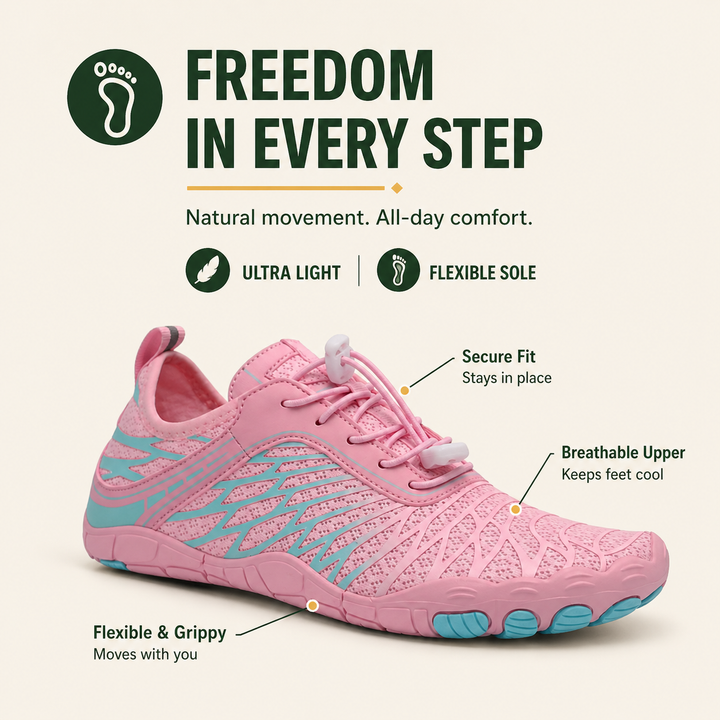 BareForm Pro — Healthy, Pain-Free Barefoot Hiking Shoes (Unisex)