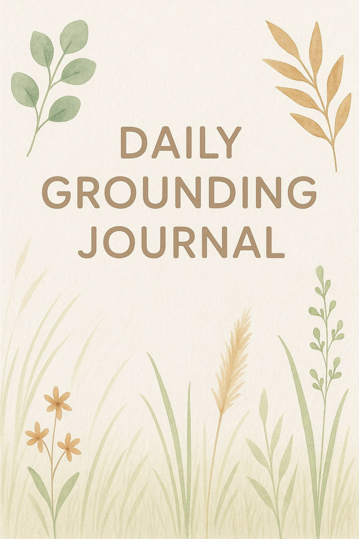 Daily Grounding Journal with Prompts for Mindfulness