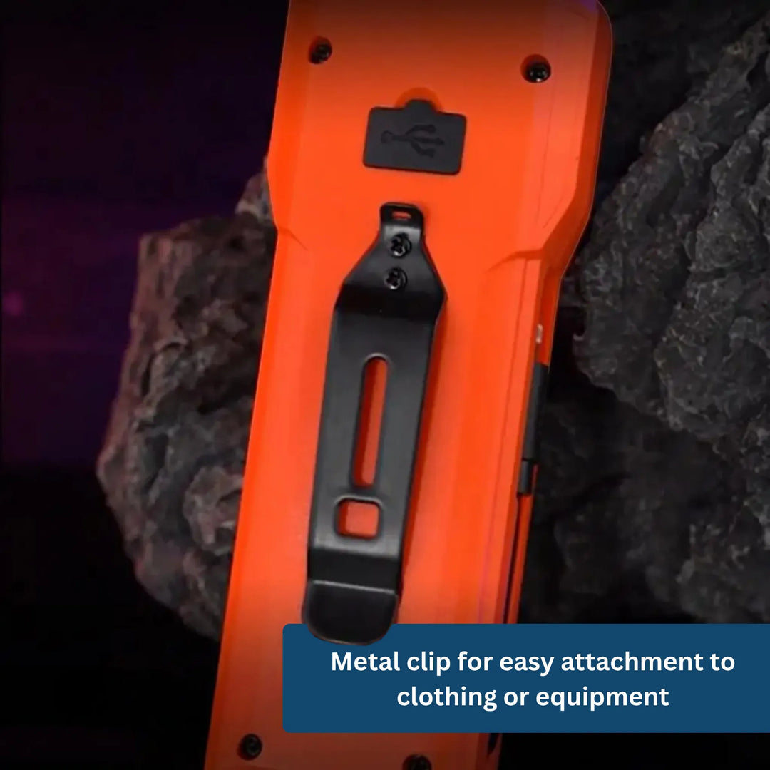 Multi‑Mode LED Flashlight with Power Bank