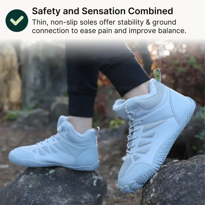 Waterproof Zero-Drop Winter Barefoot Shoes