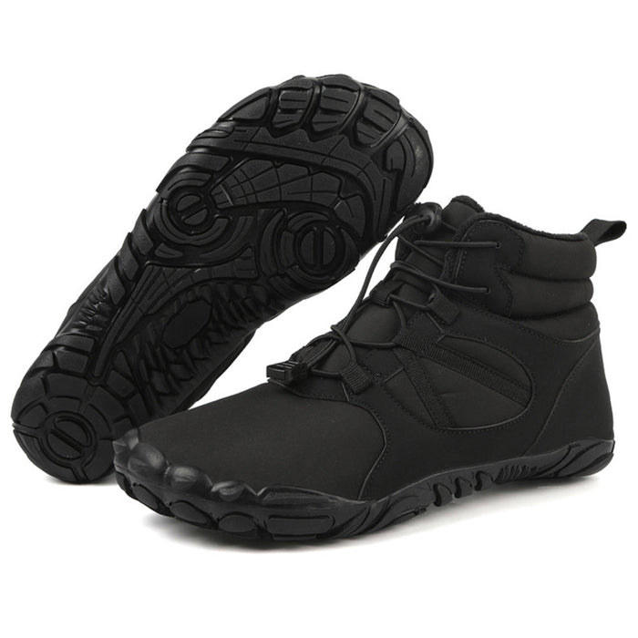 Barefoot Winter Ankle Boots Fleece-Lined Waterproof