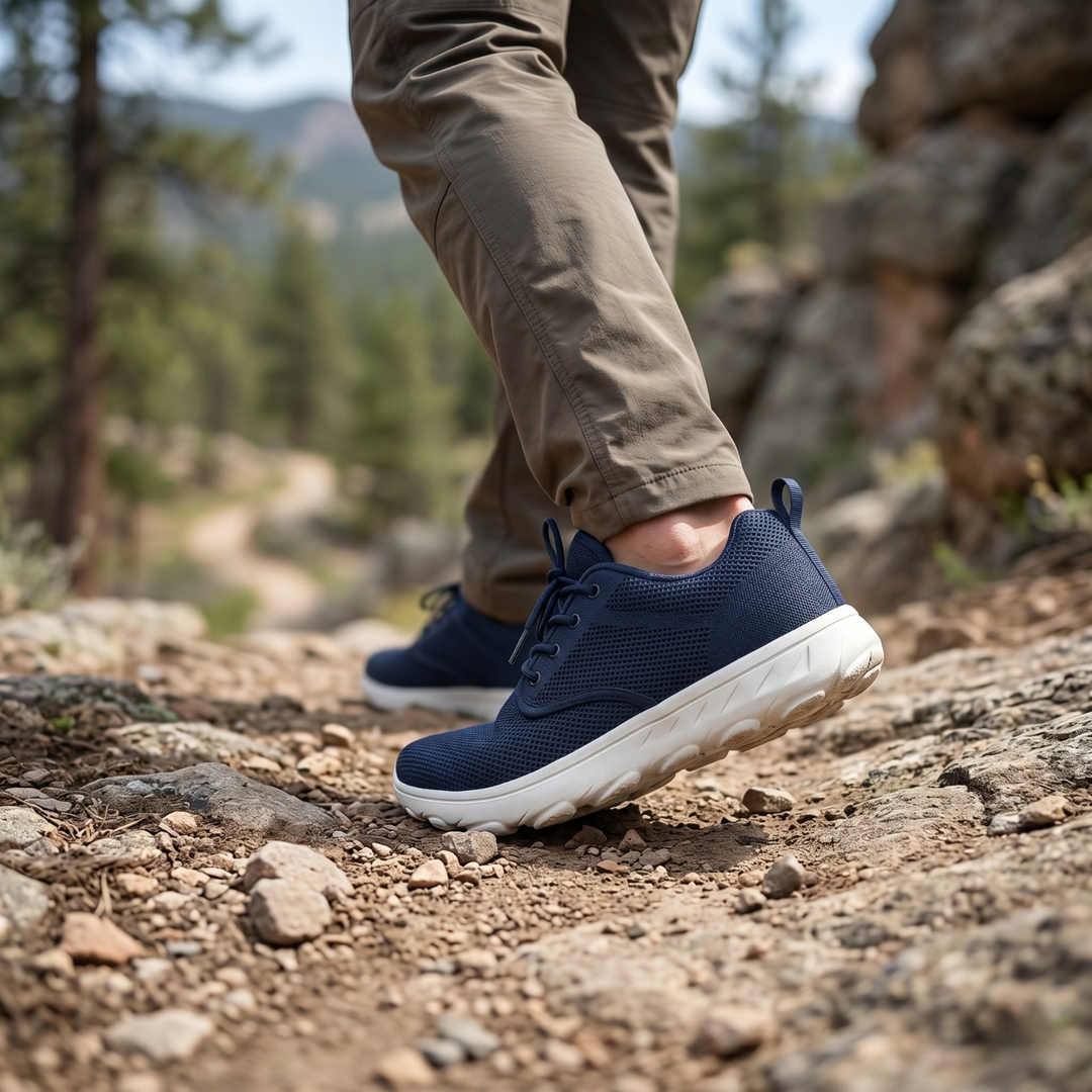 SummitEase Men’s Wide-Toe Orthopedic Walking Shoes