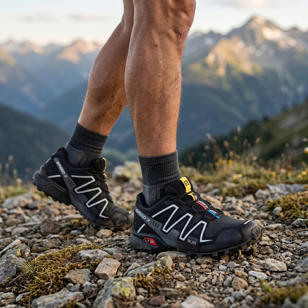 OrthoStride Obsidian — Orthopedic Hiking Shoes for Pain-Free Steps &amp; Natural Support (Unisex)