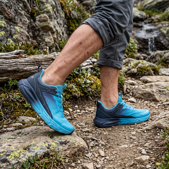 StrideEase Men’s Wide-Toe Orthopedic Walking Shoes