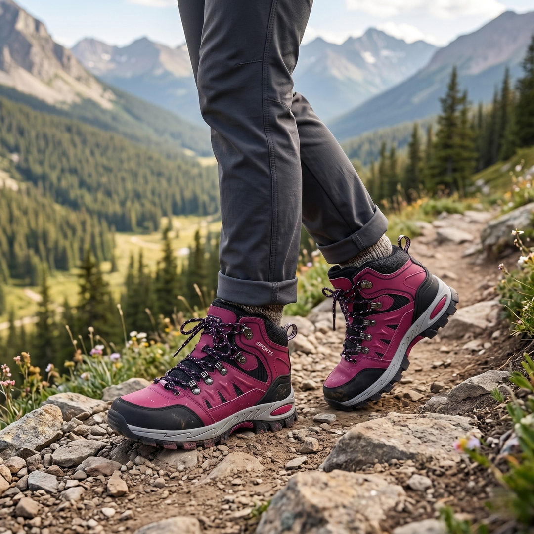 GlacierGrip Women’s Ski-Boot Hiking &amp; Trekking Boots