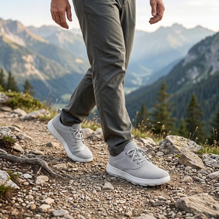 SummitEase Men’s Wide-Toe Orthopedic Walking Shoes