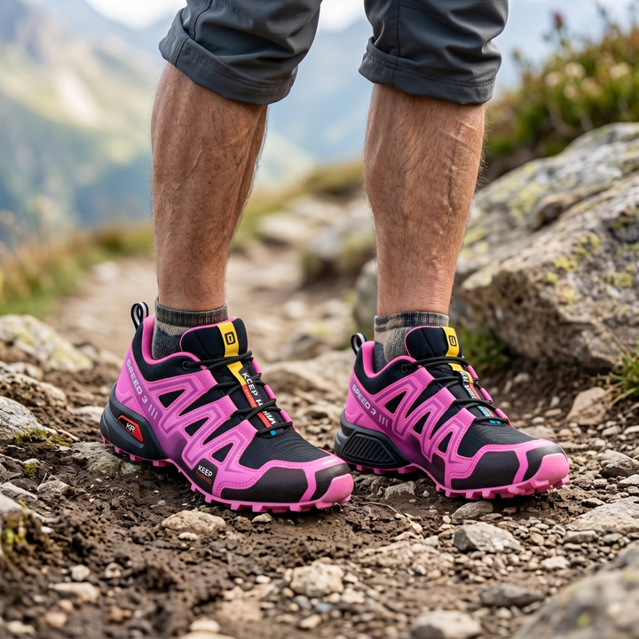 OrthoStride Obsidian — Orthopedic Hiking Shoes for Pain-Free Steps &amp; Natural Support (Unisex)