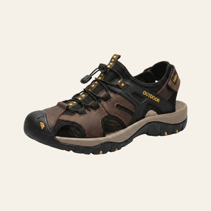 StrideGuard Men’s Closed-Toe Orthopedic Sandals