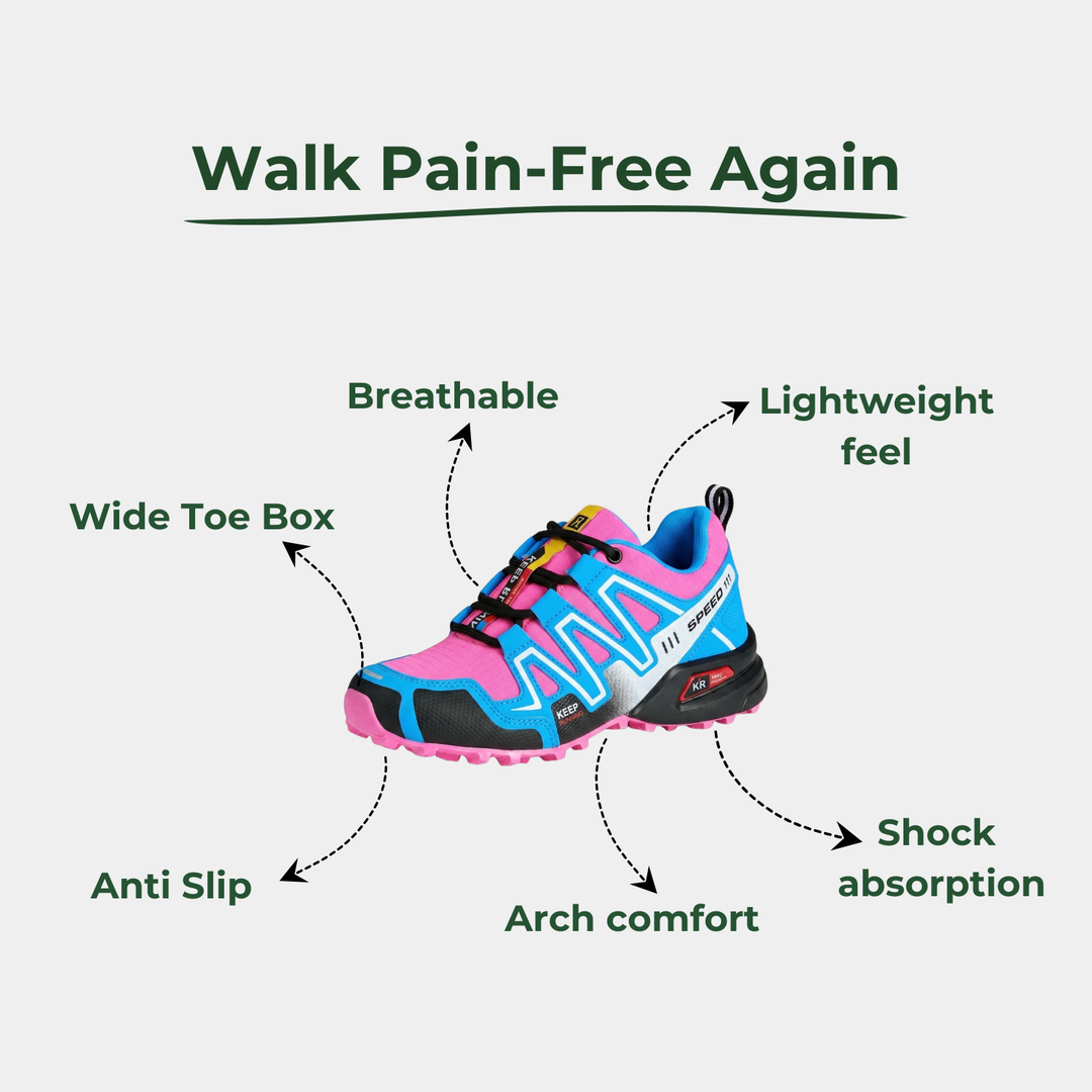 OrthoStride Radiant — Orthopedic Hiking Shoes for Pain-Free Steps &amp; Natural Support (Unisex)