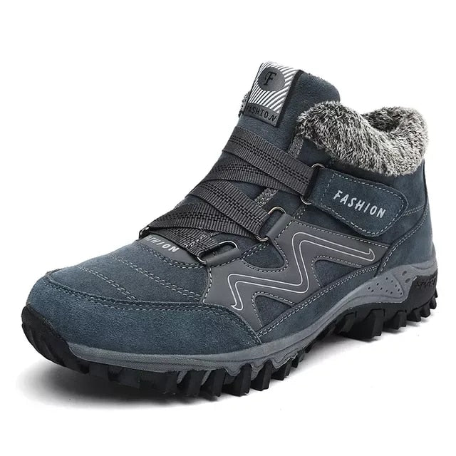 Men's Ankle Boots Arch Support Lace-Up for Winter