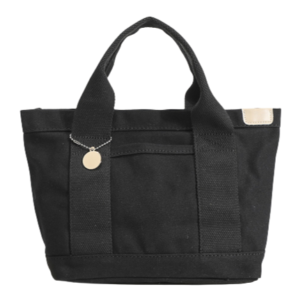 Women's Canvas Tote Bag with Multiple Compartments