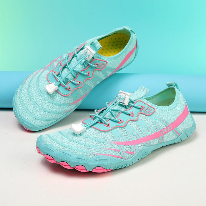 Barefoot Trainers with Elastic Lace System Quick-Dry Sole