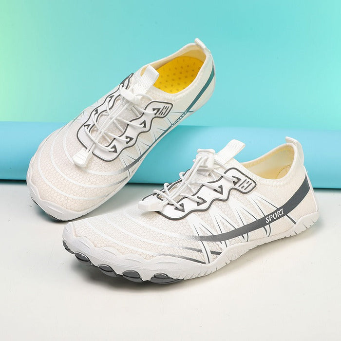 Barefoot Trainers with Elastic Lace System Quick-Dry Sole