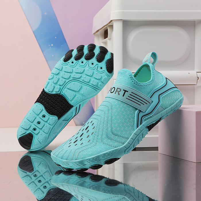 Women's Barefoot Trainers with Hook and Loop Fastener