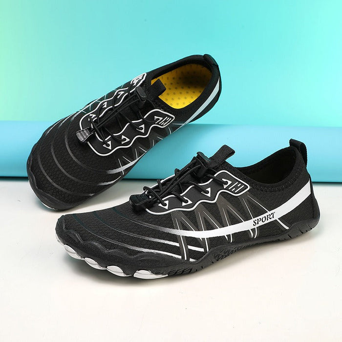 Barefoot Trainers with Elastic Lace System Quick-Dry Sole