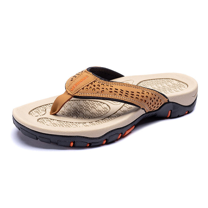 Men's Thong Sandals with Arch Support and Anti-Slip Sole