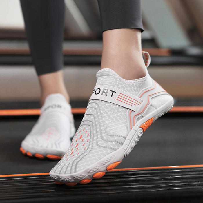 Women's Barefoot Trainers with Hook and Loop Fastener