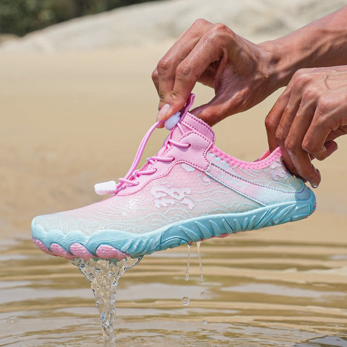 Water Hiking Barefoot Shoes with Wide Toe Box and Grip Sole