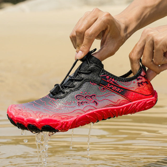 Water Hiking Barefoot Shoes with Wide Toe Box and Grip Sole