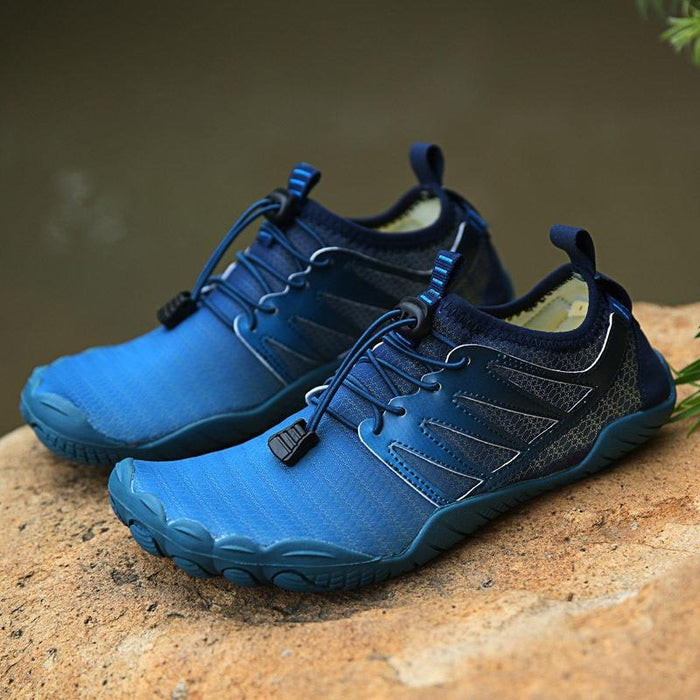 Barefoot Trainers Lace-Up Flexible Sole for Walking