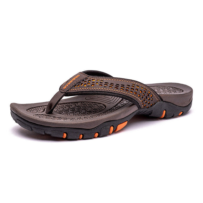 Men's Thong Sandals with Arch Support and Anti-Slip Sole