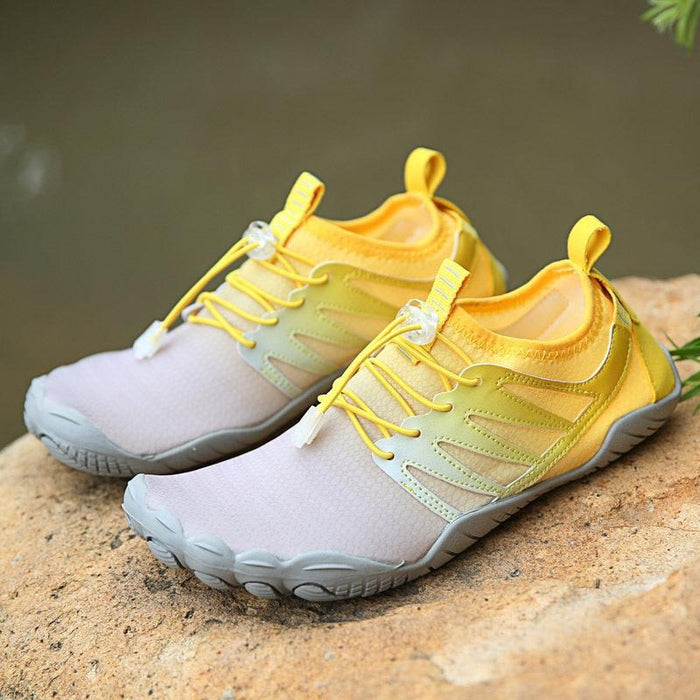Barefoot Trainers Lace-Up Flexible Sole for Walking