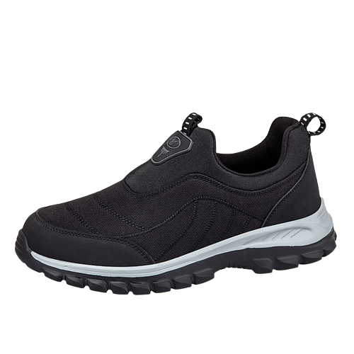 Men's Slip-On Trainers with Cushioned Sole and Pull Tab