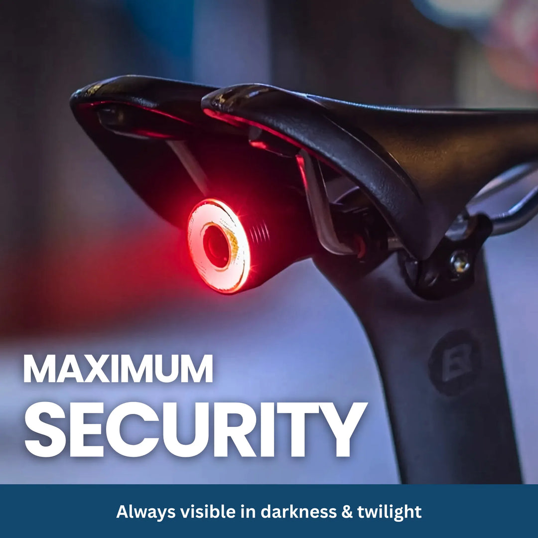Auto Brake Detection &amp; USB Rechargeable Rear Light