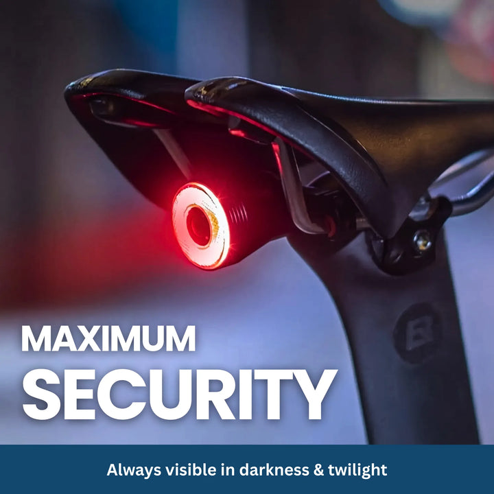 Auto Brake Detection &amp; USB Rechargeable Rear Light
