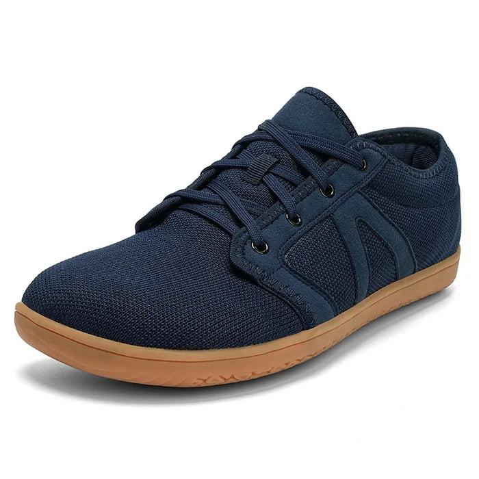 Lace-Up Barefoot Trainers with Gum Rubber Sole