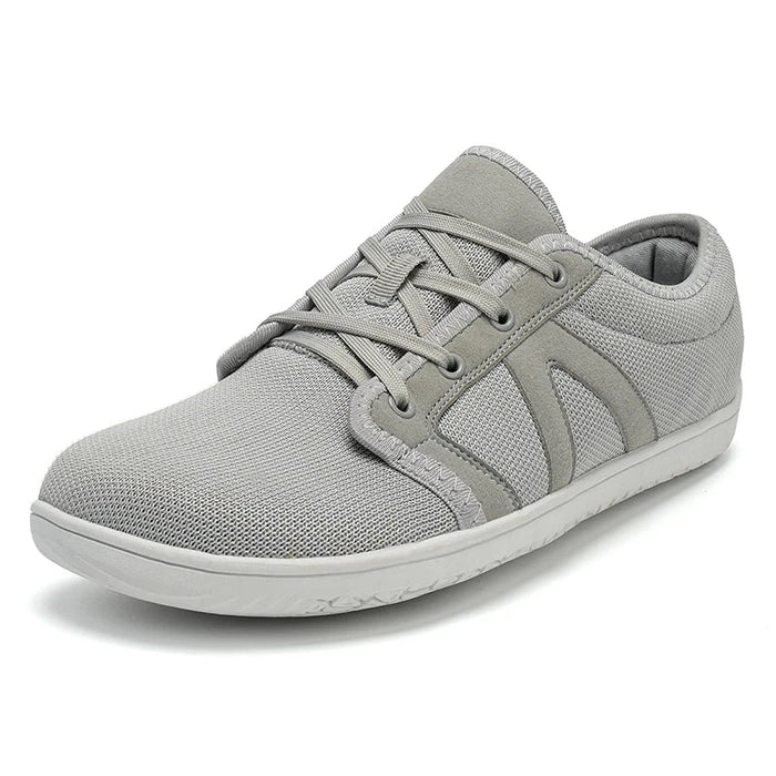Lace-Up Barefoot Trainers with Gum Rubber Sole