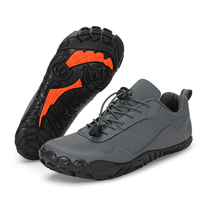 Barefoot Hiking Trainers Flexible Sole Wide Toe Box