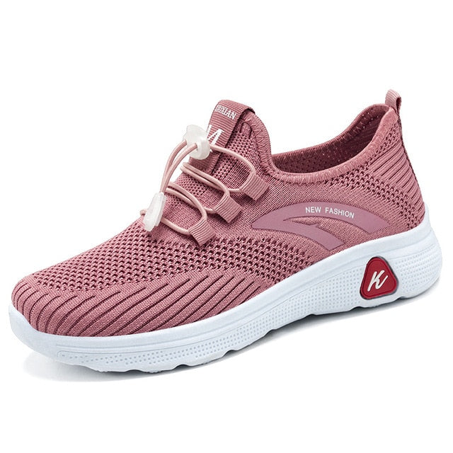 Women's Knit Slip-On Trainers with Arch Support