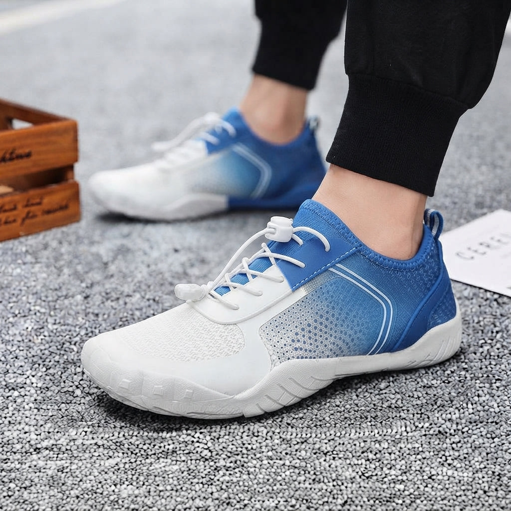 StrideEase Men’s Wide-Toe Orthopedic Walking Shoes