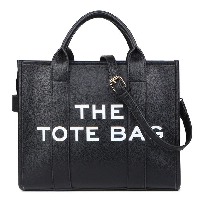 Women's Printed Tote Bag with Crossbody Strap