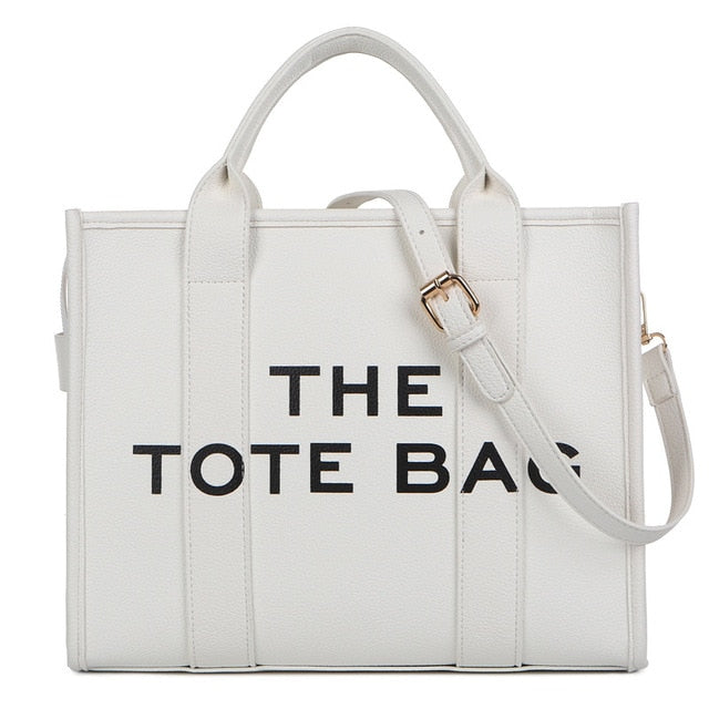 Women's Printed Tote Bag with Crossbody Strap