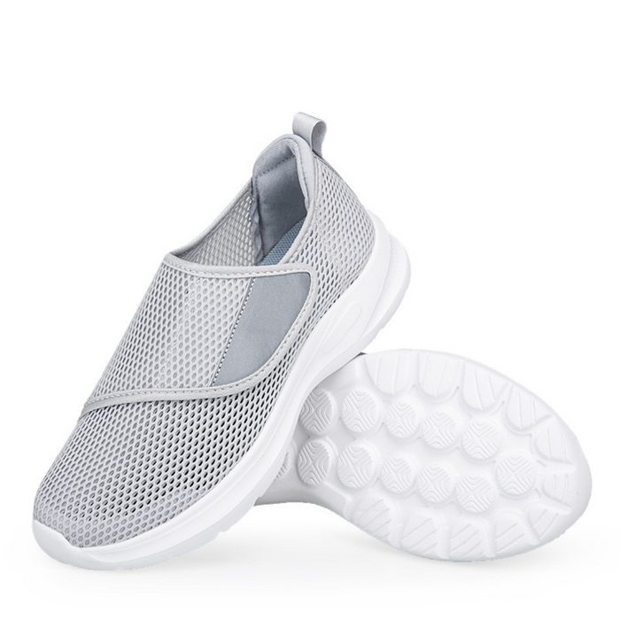 Women's Mesh Walking Trainers with Velcro Strap