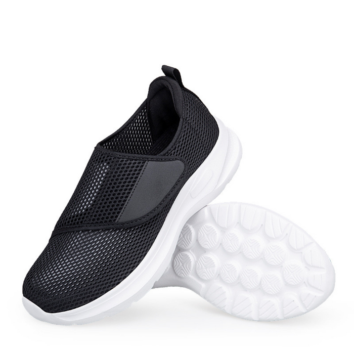 Women's Mesh Walking Trainers with Velcro Strap