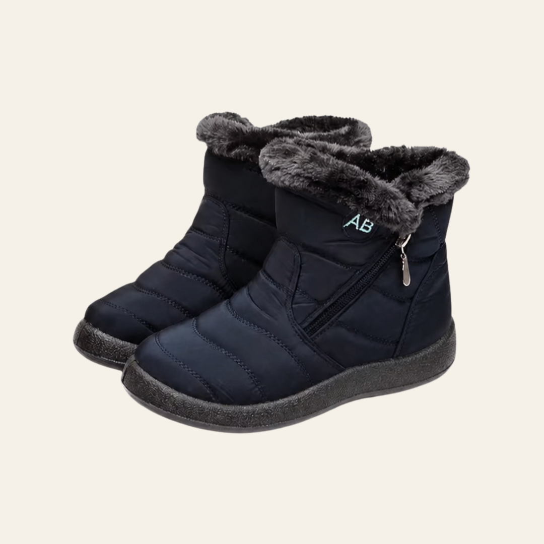 FrostTrek Women’s Waterproof Fleece-Lined Winter Boots