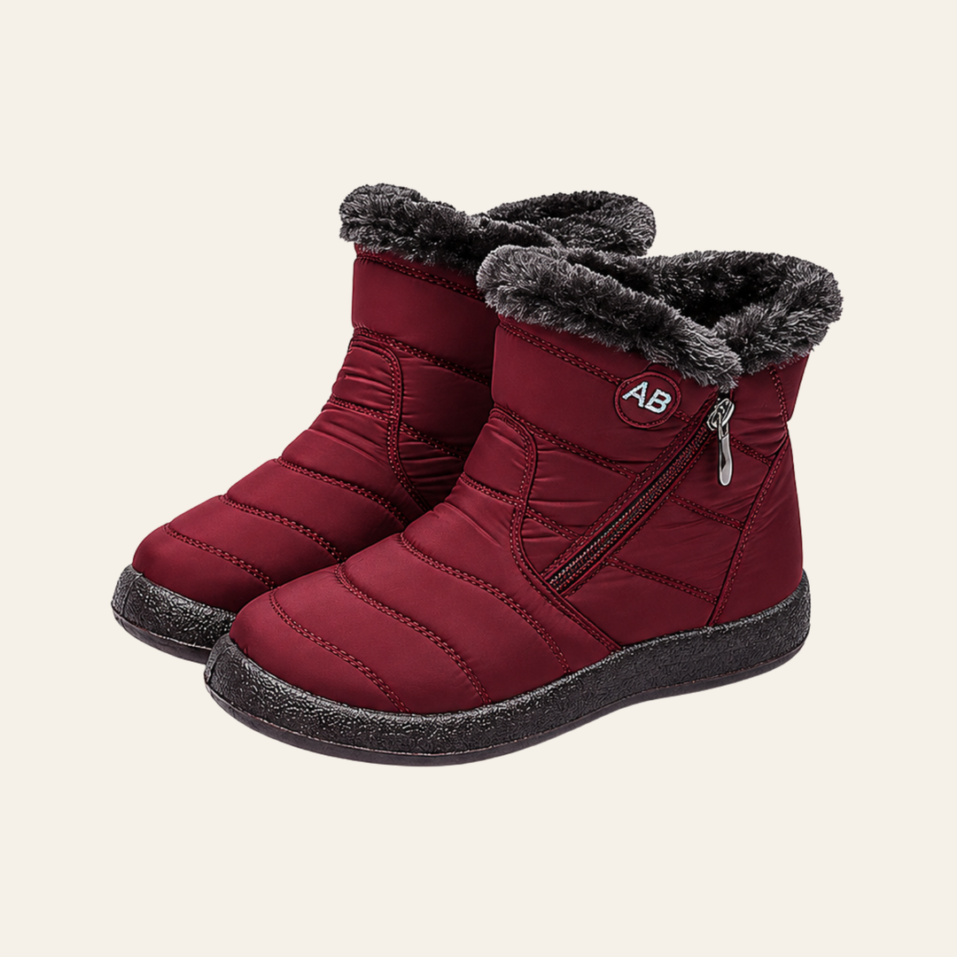 FrostTrek Women’s Waterproof Fleece-Lined Winter Boots