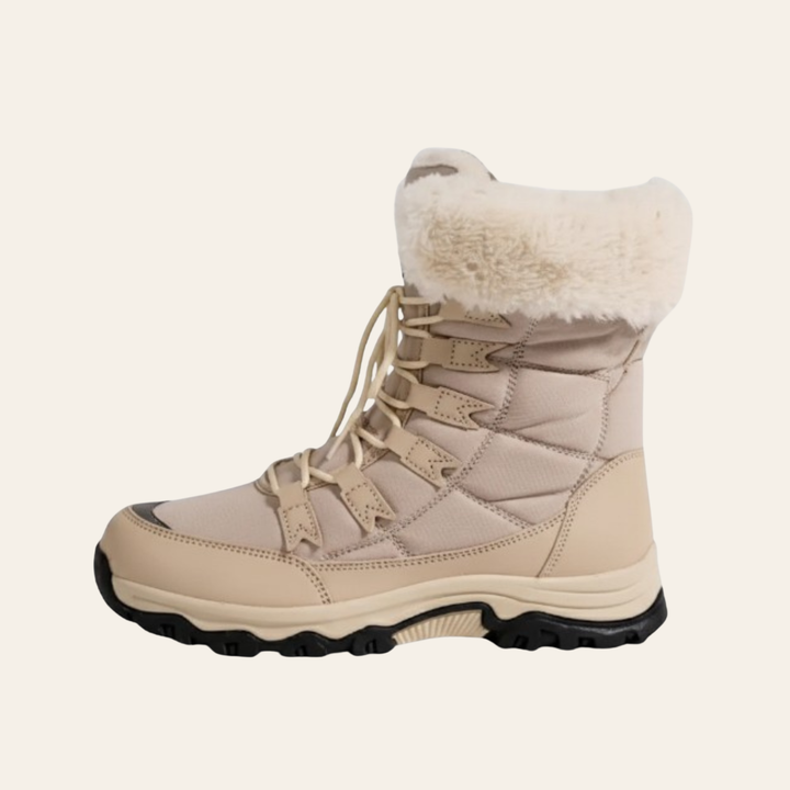FrostAlign Women’s Waterproof Fleece-Lined Orthopedic Boots