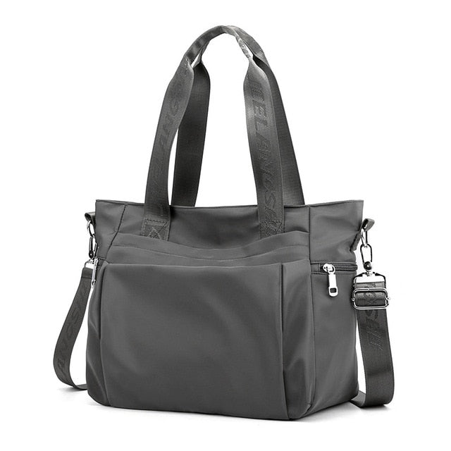 Women's Water-Resistant Tote Bag with Removable Strap
