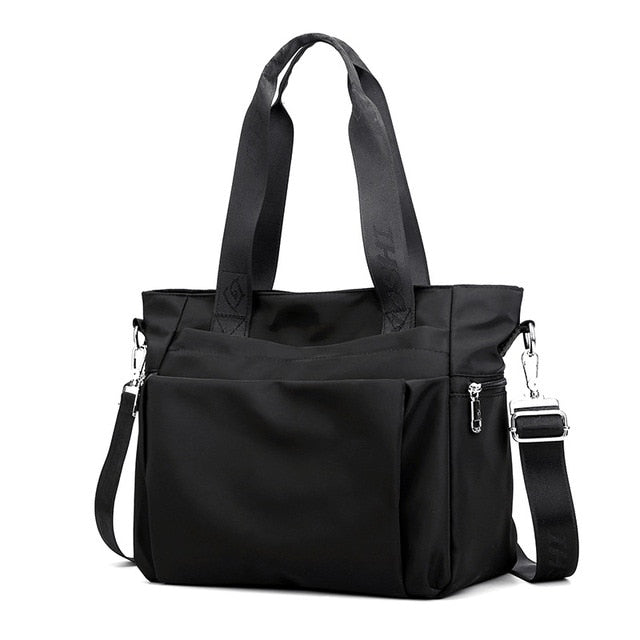 Women's Water-Resistant Tote Bag with Removable Strap