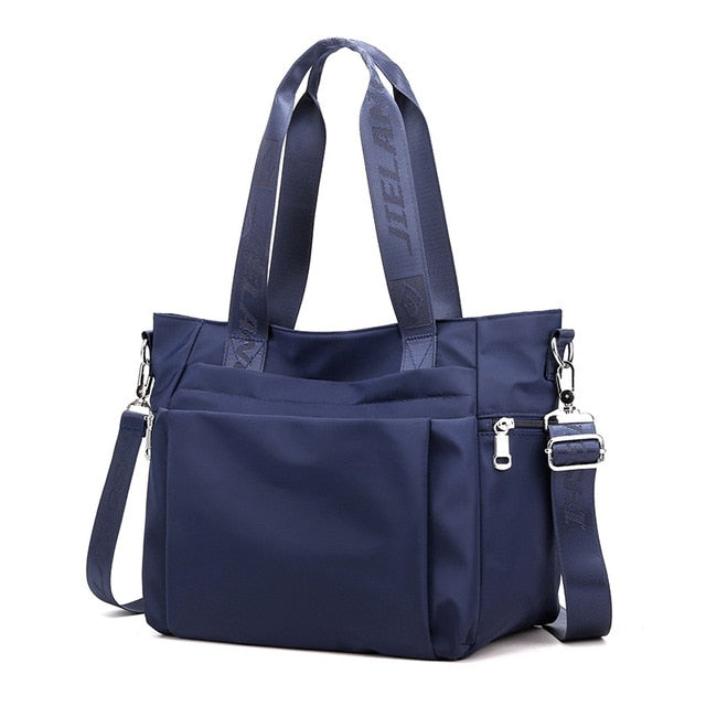 Women's Water-Resistant Tote Bag with Removable Strap