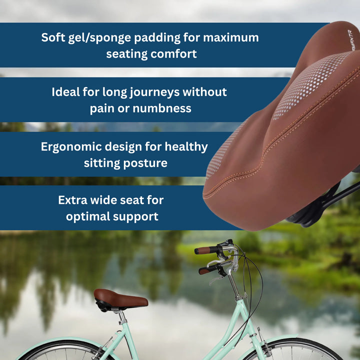 Padded Bike Saddle for Comfortable Ride