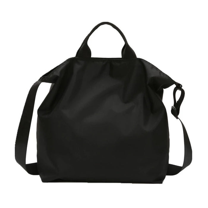 Waterproof Hobo Tote Bag with Zipper and Buckle Closure