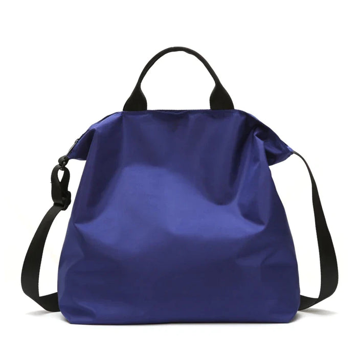 Waterproof Hobo Tote Bag with Zipper and Buckle Closure