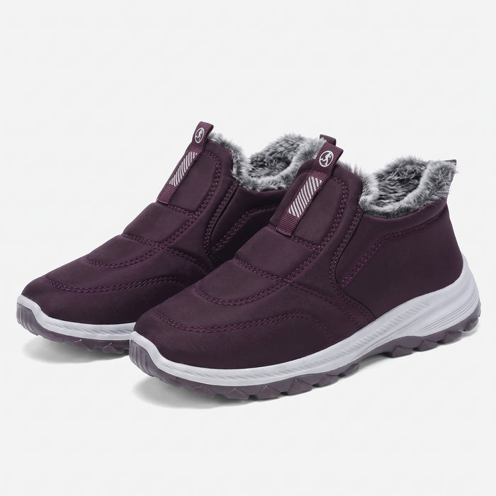 Women's Slip-On Winter Shoes Faux Fur Lined Orthotic Support