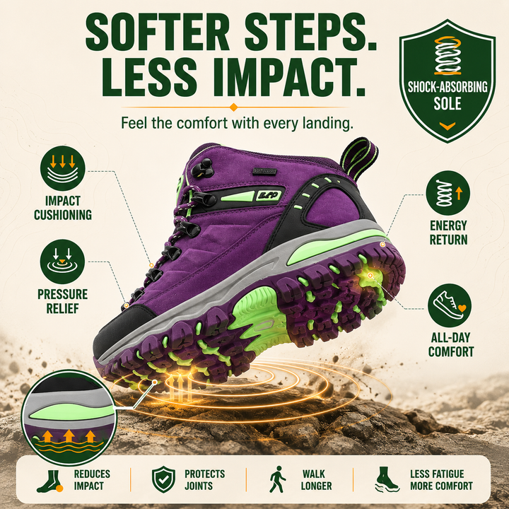 TrailShield Women’s Waterproof Hiking Boots